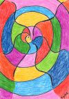 Unusual Spiral Presented With Colours